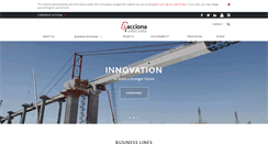 Desktop Screenshot of acciona.us