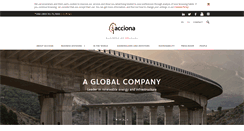 Desktop Screenshot of acciona.com