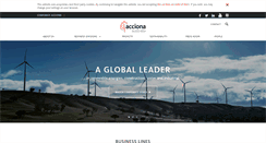 Desktop Screenshot of acciona.com.au